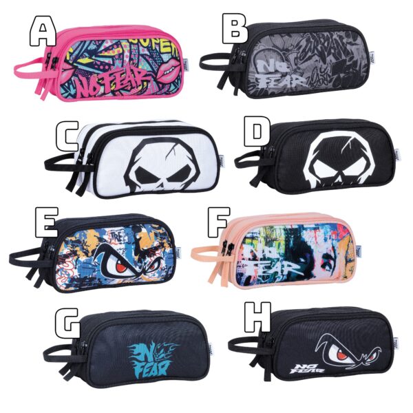 קלמר NO FEAR  מעורב 2 תאים