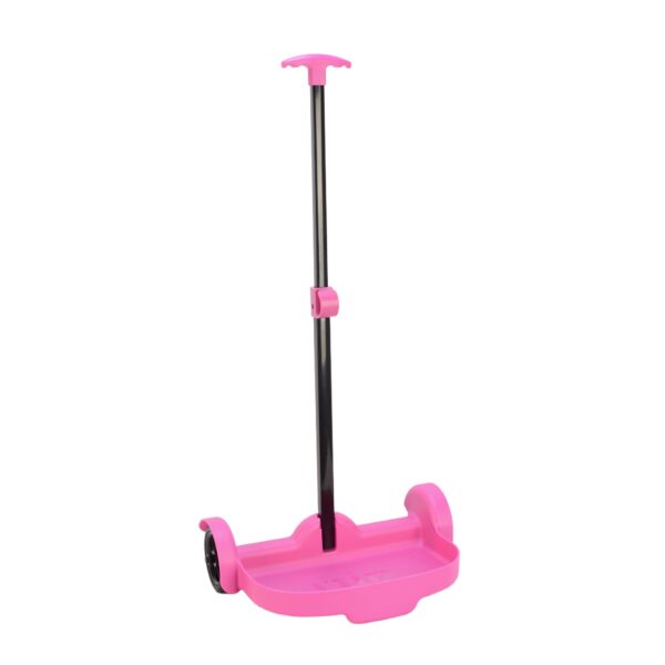 עגלת טרולי ורודה