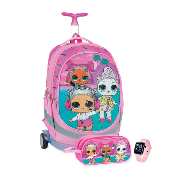 תיק טרולי וקלמר לול - LOL בנות אוזניות