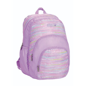 תיק בר בנות פסים סגול אקספלור 2in1