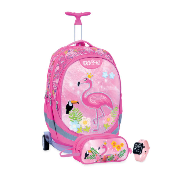 תיק טרולי וקלמר פלמינגו פייטים