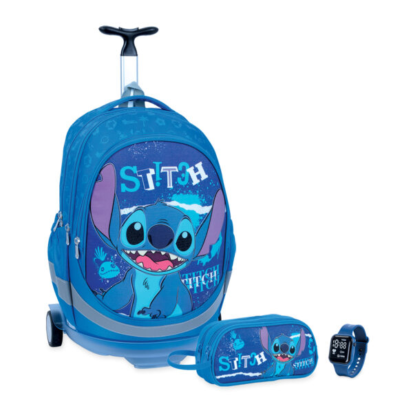 תיק טרולי וקלמר סטיץ כחול תיק טרולי וקלמר סטיץ כחול