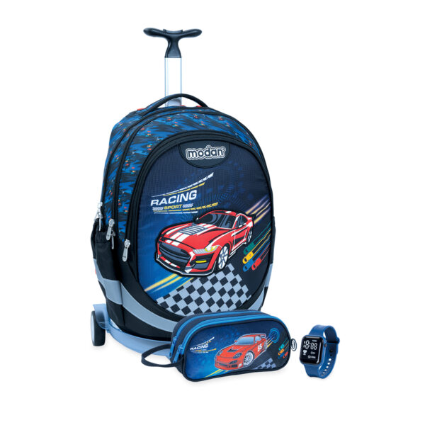 תיק טרולי וקלמר מכונית מירוץ