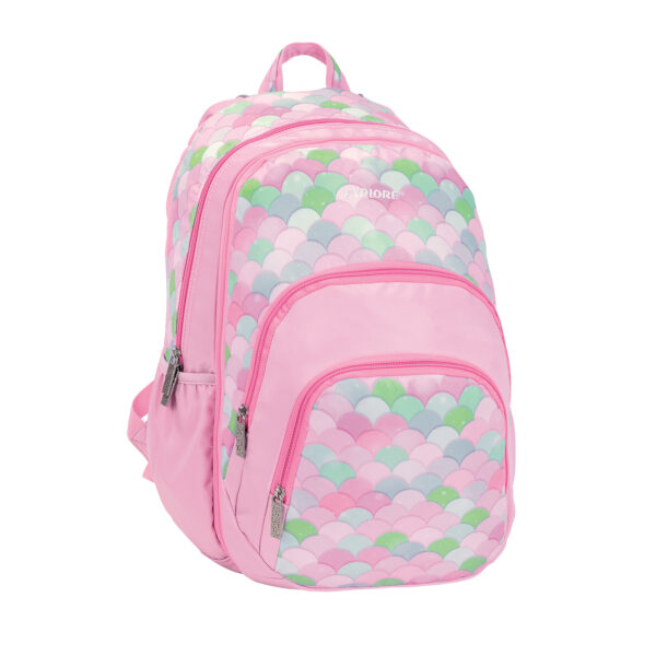 תיק בר בנות קשקשים סגול ורוד טורקיז אקספלור 2in1 תיק בר בנות קשקשים סגול ורוד טורקיז אקספלור 2in1