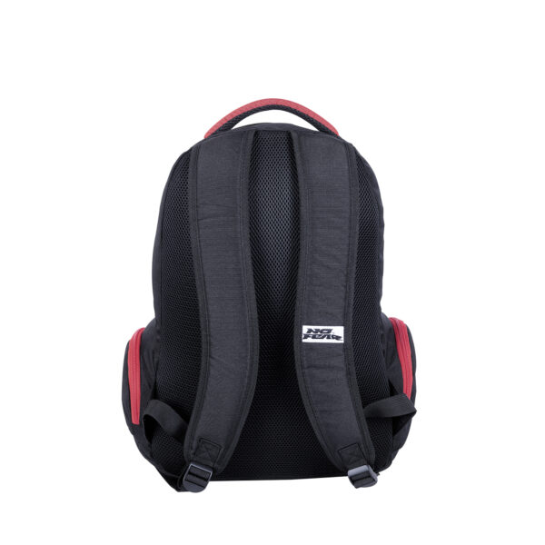 תיק בוגר NO FEAR שחור עיניים אדום