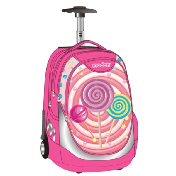 תיק טרולי 2 ב-1 סוכריות על מקל תיק טרולי 2 ב-1 סוכריות על מקל